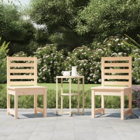 Sillas de jardín 2 uds madera maciza pino 50x48x91,5 cm de vidaXL, Sillas de jardín - Ref: Foro24-824025, Precio: 77,06 €, De...