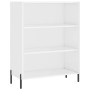 Aparador alto madera contrachapada blanco brillo 69,5x34x180 cm de vidaXL, Aparadores - Ref: Foro24-3196077, Precio: 138,58 €...