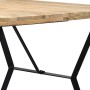 Solid mango wood dining table 180x90x76 cm by vidaXL, Kitchen and dining tables - Ref: Foro24-247945, Price: 259,97 €, Discou...