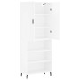 High glossy white plywood sideboard 69.5x34x180 cm by vidaXL, Sideboards - Ref: Foro24-3196085, Price: 128,84 €, Discount: %