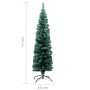 Slim artificial Christmas tree and green PVC stand 150 cm by vidaXL, Christmas trees - Ref: Foro24-320949, Price: 31,80 €, Di...