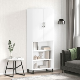 Tall white plywood sideboard 69.5x34x180 cm by vidaXL, Sideboards - Ref: Foro24-3196091, Price: 136,96 €, Discount: %