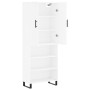 Tall white plywood sideboard 69.5x34x180 cm by vidaXL, Sideboards - Ref: Foro24-3196091, Price: 136,96 €, Discount: %