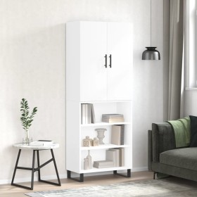 High glossy white plywood sideboard 69.5x34x180 cm by vidaXL, Sideboards - Ref: Foro24-3196093, Price: 149,99 €, Discount: %