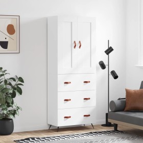 Tall white plywood sideboard 69.5x34x180 cm by vidaXL, Sideboards - Ref: Foro24-3199721, Price: 165,99 €, Discount: %