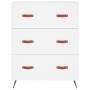 Aparador alto madera contrachapada blanco 69,5x34x180 cm de vidaXL, Aparadores - Ref: Foro24-3199721, Precio: 165,99 €, Descu...