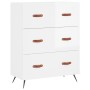 High glossy white plywood sideboard 69.5x34x180 cm by vidaXL, Sideboards - Ref: Foro24-3199723, Price: 172,30 €, Discount: %