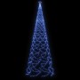 Weihnachtsbaum mit Metallstange 1400 LEDs blau 5 m von vidaXL, Weihnachtsbäume - Ref: Foro24-328636, Preis: 132,83 €, Rabatt: %