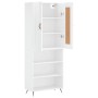 Tall white glossy plywood sideboard 69.5x34x180 cm by vidaXL, Sideboards - Ref: Foro24-3200043, Price: 125,48 €, Discount: %