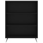 Tall black plywood sideboard 69.5x34x180 cm by vidaXL, Sideboards - Ref: Foro24-3200042, Price: 137,06 €, Discount: %