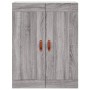 Aparador alto madera contrachapada gris sonoma 69,5x34x180 cm de vidaXL, Aparadores - Ref: Foro24-3200047, Precio: 118,53 €, ...