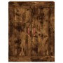 Aparador alto madera contrachapada roble ahumado 69,5x34x180 cm de vidaXL, Aparadores - Ref: Foro24-3200046, Precio: 114,99 €...