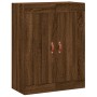 Tall brown oak plywood sideboard 69.5x34x180 cm by vidaXL, Sideboards - Ref: Foro24-3200048, Price: 117,99 €, Discount: %