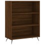 Aparador alto madera contrachapada marrón roble 69,5x34x180 cm de vidaXL, Aparadores - Ref: Foro24-3200048, Precio: 117,62 €,...