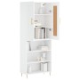 Aparador alto madera contrachapada blanco 69,5x34x180 cm de vidaXL, Aparadores - Ref: Foro24-3200057, Precio: 134,88 €, Descu...