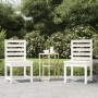 Garden chairs 2 pcs solid white pine wood 50x48x91.5 cm by vidaXL, Garden chairs - Ref: Foro24-824026, Price: 159,41 €, Disco...