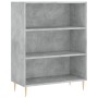 Aparador alto madera contrachapada gris hormigón 69,5x34x180 cm de vidaXL, Aparadores - Ref: Foro24-3200061, Precio: 113,99 €...