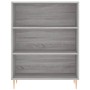 Aparador alto madera contrachapada gris sonoma 69,5x34x180 cm de vidaXL, Aparadores - Ref: Foro24-3200063, Precio: 117,88 €, ...