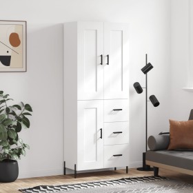 Tall white plywood sideboard 69.5x34x180 cm by vidaXL, Sideboards - Ref: Foro24-3200009, Price: 166,99 €, Discount: %