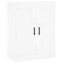 Aparador alto madera contrachapada blanco 69,5x34x180 cm de vidaXL, Aparadores - Ref: Foro24-3200009, Precio: 164,08 €, Descu...