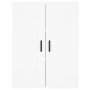 Aparador alto madera contrachapada blanco 69,5x34x180 cm de vidaXL, Aparadores - Ref: Foro24-3200009, Precio: 164,08 €, Descu...