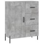 Aparador alto madera contrachapada gris hormigón 69,5x34x180 cm de vidaXL, Aparadores - Ref: Foro24-3200013, Precio: 157,59 €...