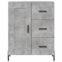 Aparador alto madera contrachapada gris hormigón 69,5x34x180 cm de vidaXL, Aparadores - Ref: Foro24-3200013, Precio: 157,59 €...