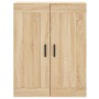 Aparador alto madera contrachapada color roble 69,5x34x180 cm de vidaXL, Aparadores - Ref: Foro24-3200012, Precio: 174,14 €, ...