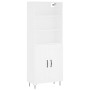 Tall white plywood sideboard 69.5x34x180 cm by vidaXL, Sideboards - Ref: Foro24-3189949, Price: 150,42 €, Discount: %