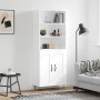 High glossy white plywood sideboard 69.5x34x180 cm by vidaXL, Sideboards - Ref: Foro24-3189951, Price: 127,99 €, Discount: %