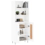 High glossy white plywood sideboard 69.5x34x180 cm by vidaXL, Sideboards - Ref: Foro24-3189951, Price: 127,99 €, Discount: %