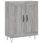 Aparador alto madera contrachapada gris sonoma 69,5x34x180 cm de vidaXL, Aparadores - Ref: Foro24-3189955, Precio: 126,99 €, ...