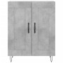 Aparador alto madera contrachapada gris hormigón 69,5x34x180 cm de vidaXL, Aparadores - Ref: Foro24-3189953, Precio: 123,99 €...