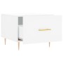 2 white engineered wood coffee tables 50x50x40 cm by vidaXL, Coffee table - Ref: Foro24-829365, Price: 60,16 €, Discount: %