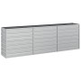 Arriate de acero galvanizado plateado 240x40x77 cm de vidaXL, Maceteros y jardineras - Ref: Foro24-316887, Precio: 83,01 €, D...