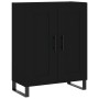 Tall black plywood sideboard 69.5x34x180 cm by vidaXL, Sideboards - Ref: Foro24-3189982, Price: 146,99 €, Discount: %