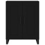 Hohes Sideboard Sperrholz schwarz 69,5x34x180 cm von vidaXL, Sideboards - Ref: Foro24-3189982, Preis: 154,54 €, Rabatt: %