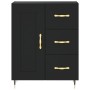 Aparador alto madera contrachapada negro 69,5x34x180 cm de vidaXL, Aparadores - Ref: Foro24-3198642, Precio: 189,53 €, Descue...