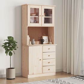 Aparador alto ALTA madera maciza de pino 77x35x165 cm de vidaXL, Aparadores - Ref: Foro24-3187771, Precio: 250,70 €, Descuent...