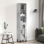 Gray concrete plywood sideboard 34.5x34x180 cm by vidaXL, Sideboards - Ref: Foro24-3189921, Price: 97,99 €, Discount: %