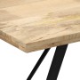 Mesa de comedor de madera maciza de mango 140x80x76 cm de vidaXL, Mesas de cocina y de comedor - Ref: Foro24-247947, Precio: ...