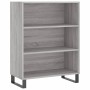 Aparador alto madera contrachapada gris sonoma 69,5x34x180 cm de vidaXL, Aparadores - Ref: Foro24-3196097, Precio: 141,99 €, ...