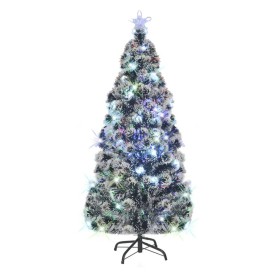 Árbol de Navidad artificial con soporte/LED 180 cm fibra óptica de vidaXL, Arboles de navidad - Ref: Foro24-242427, Precio: 7...