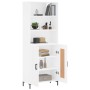 Aparador alto madera contrachapada blanco 69,5x34x180 cm de vidaXL, Aparadores - Ref: Foro24-3189957, Precio: 154,36 €, Descu...