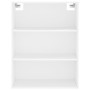 Aparador alto madera contrachapada blanco 69,5x34x180 cm de vidaXL, Aparadores - Ref: Foro24-3189957, Precio: 154,36 €, Descu...