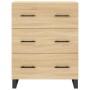 Aparador alto madera contrachapada color roble 69,5x34x180 cm de vidaXL, Aparadores - Ref: Foro24-3198428, Precio: 201,07 €, ...