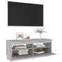 TV cabinet with LED lights Sonoma gray 100x35x40 cm by vidaXL, TV Furniture - Ref: Foro24-815721, Price: 57,78 €, Discount: %