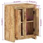 Aparador de madera maciza de mango 60x33x75 cm de vidaXL, Aparadores - Ref: Foro24-338439, Precio: 216,21 €, Descuento: %