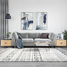 Couchtische, 2 Stück, Holzwerkstoff, Sonoma-Eiche, 50 x 50 x 40 cm von vidaXL, Couchtisch - Ref: Foro24-829339, Preis: 68,99 ...