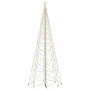 Weihnachtsbaum mit Metallstange 1400 bunte LEDs 5 m von vidaXL, Weihnachtsbäume - Ref: Foro24-328638, Preis: 123,99 €, Rabatt: %